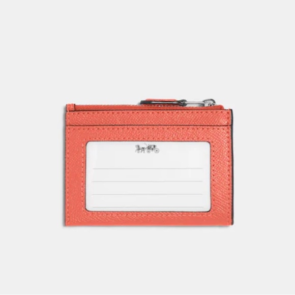 Coach Mini Skinny Id Case - Colour: Tangerine - Brand New - Picture 2 of 2